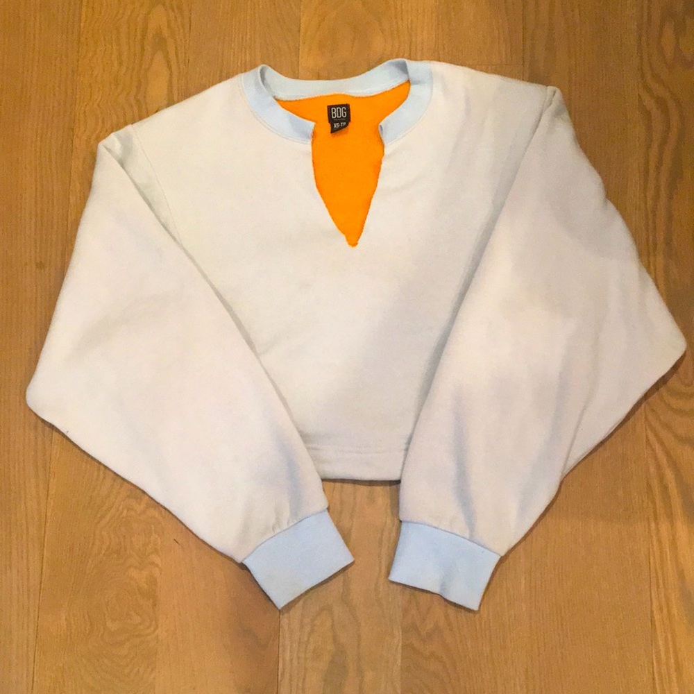Urban Outfitters Light Blue Sweatshirt